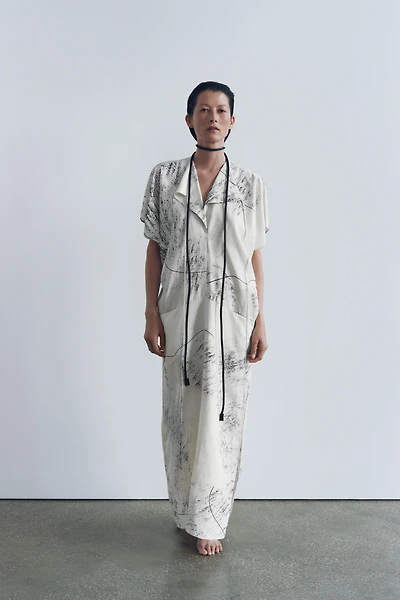 ROBE MI-LONGUE IMPRIMÉE ZW COLLECTION