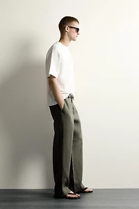 RELAXED FIT CONTRAST PRINT T-SHIRT