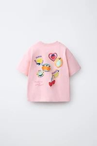 STICKER PRINT T-SHIRT