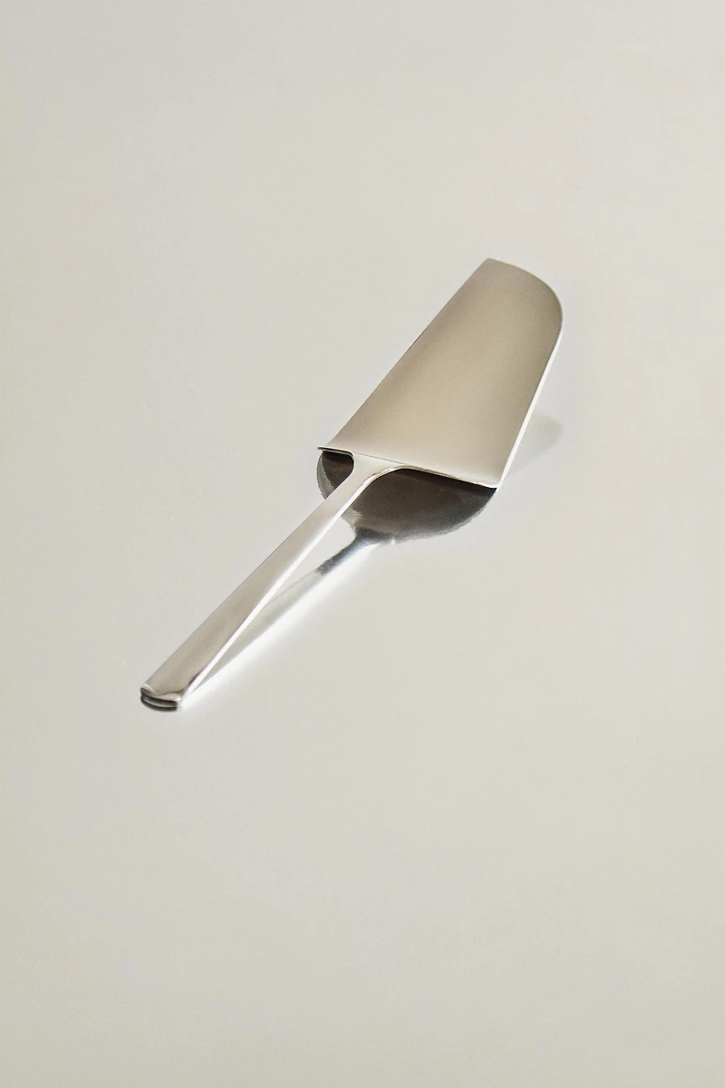 STEEL CAKE SERVER SHINY STEEL
