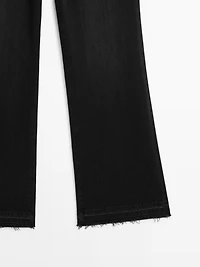 Mid-rise bell bottom jeans