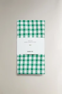 GINGHAM CHECK NAPKINS (PACK OF 2)
