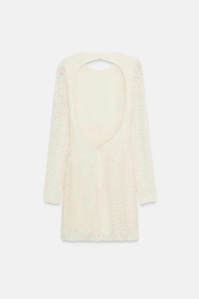 Zara SHORT LACE DRESS | Place Rosemre