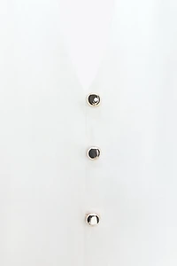 LINEN HALTER VEST TOP