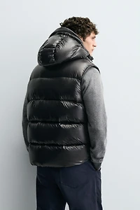 100% FEATHER PUFFER VEST