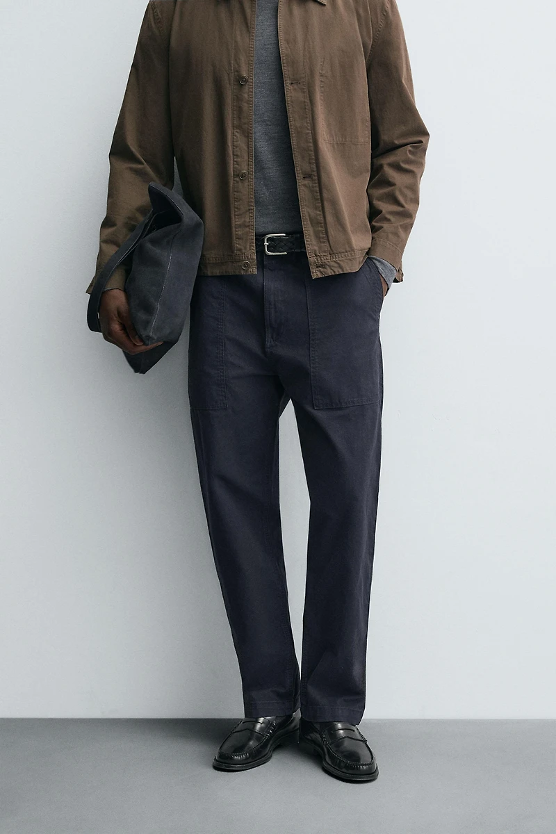 PANTALON STRAIGHT FIT DÉLAV