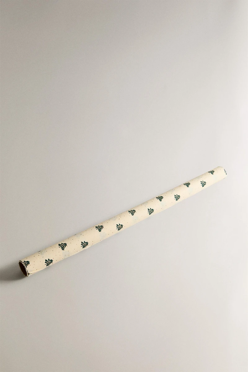 CHRISTMAS FIR TREE WRAPPING PAPER