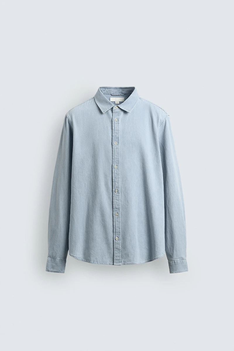 WASHED DENIM SHIRT