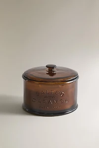 (700 G) SALTED CARAMEL SCENTED CANDLE