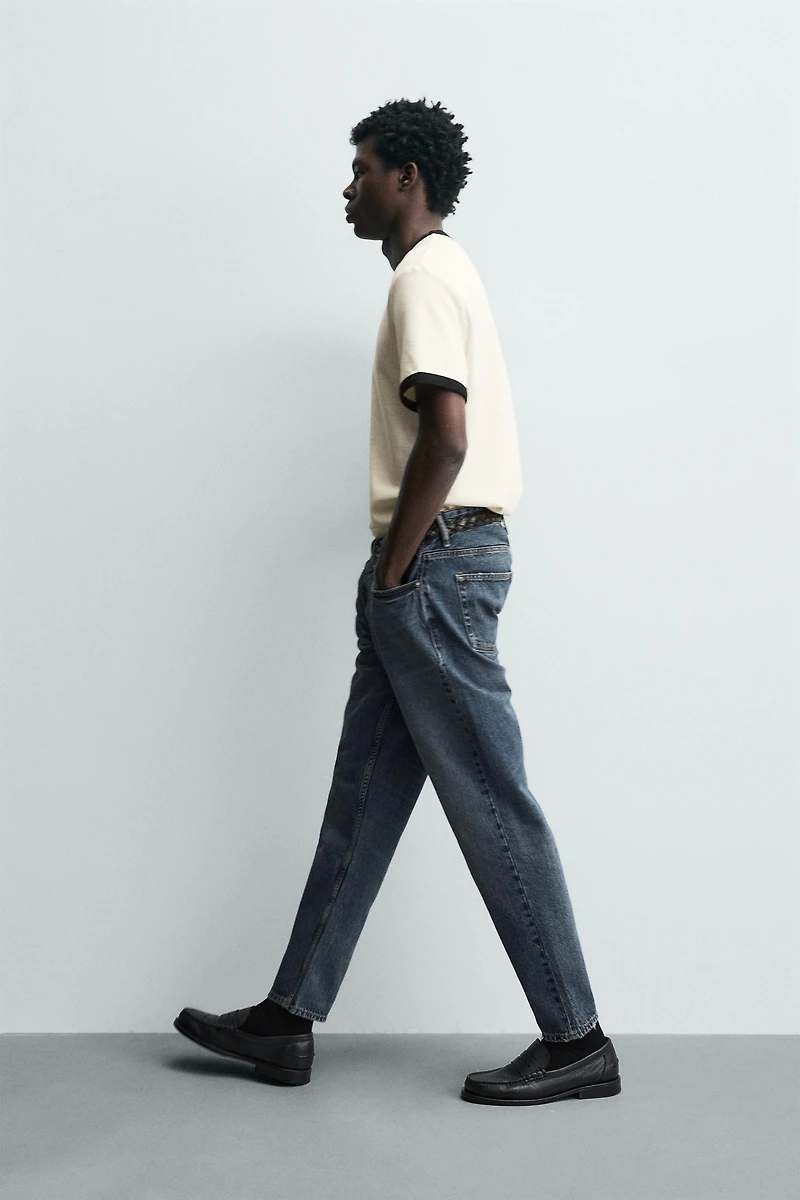 SLIM TAPERED FIT JEANS