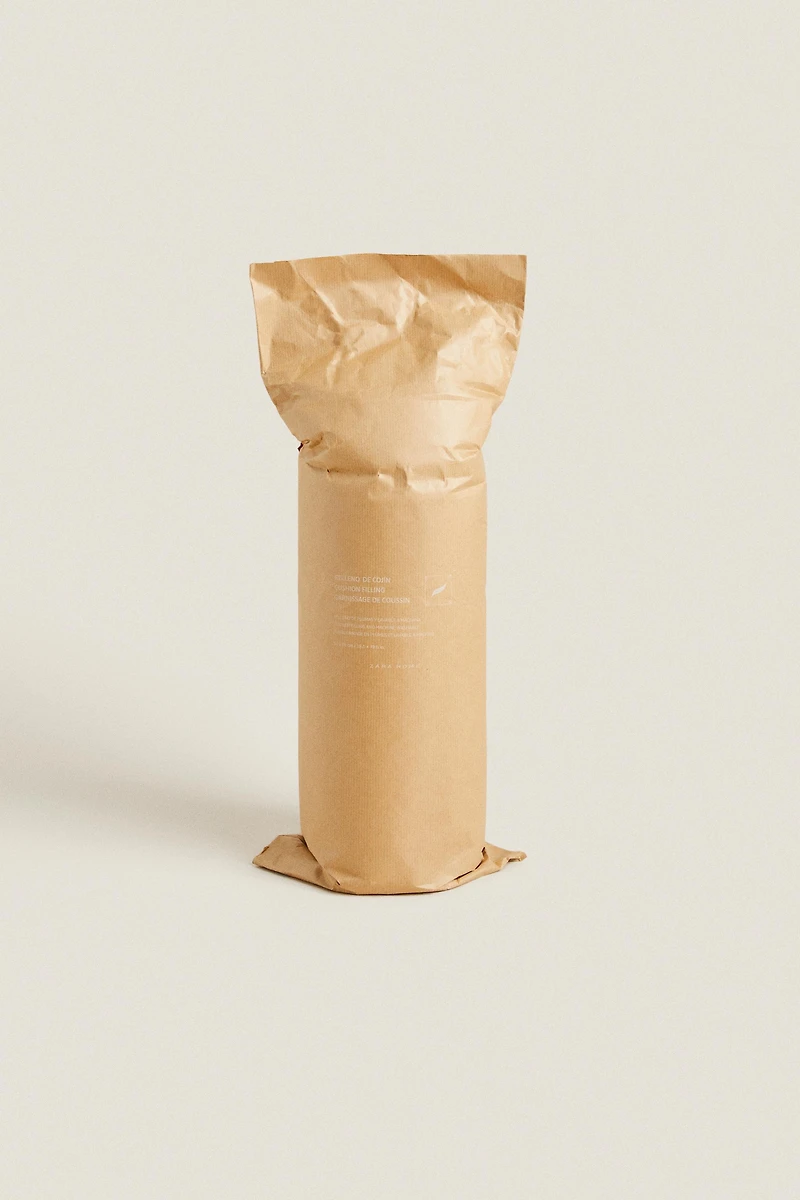 FEATHER CUSHION FILLING WITH A COTTON COVER