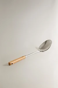 STEEL OAK WOOD SPOON