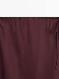 Jupe midi paréo