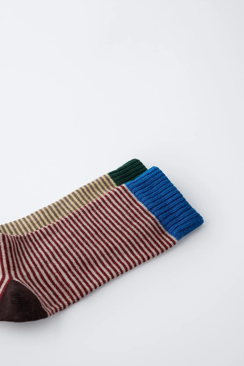 TWO-PACK OF STRIPED SOCKS