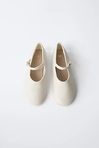 BUCKLE BALLET FLATS