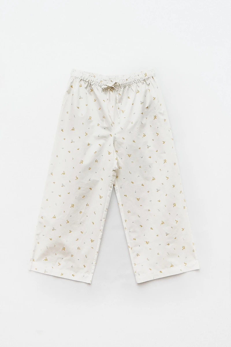 FLORAL PANTS