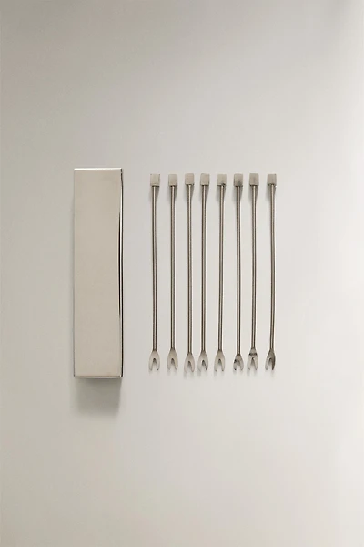 APPETIZER CHOPSTICKS SET WITH METAL BOX (SET OF 6)