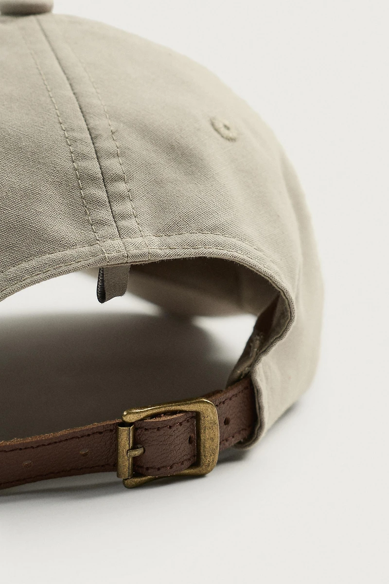 EMBROIDERED TEXT CAP