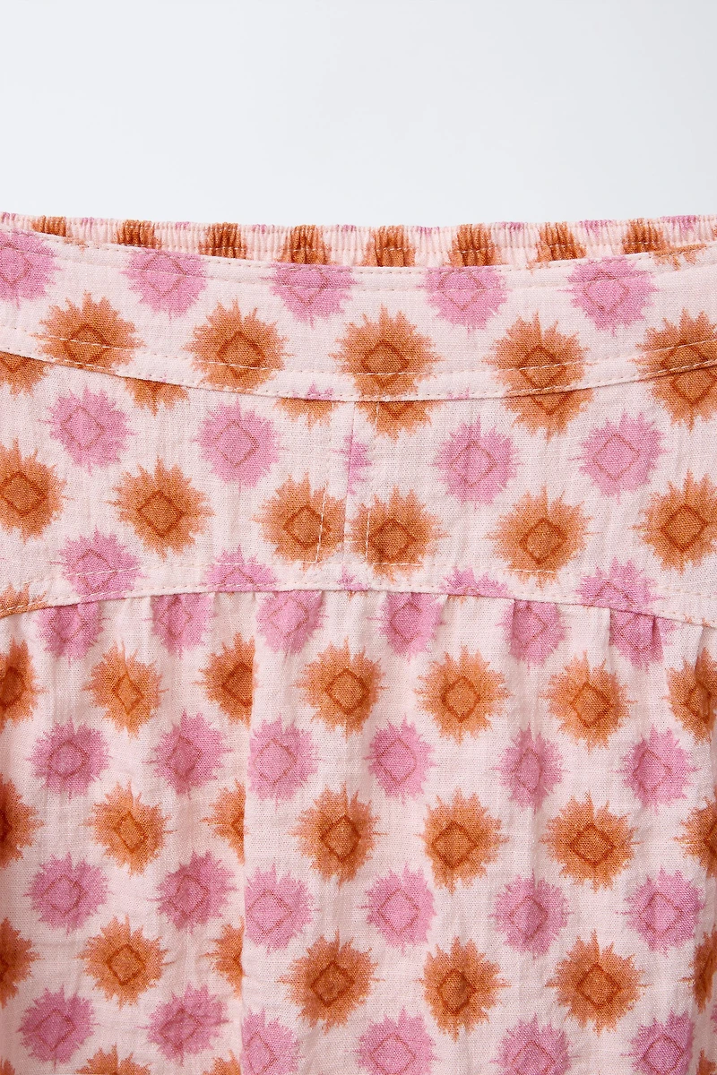 SUN PRINT SKORT