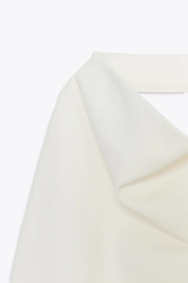 OPEN BACK HALTER BODYSUIT