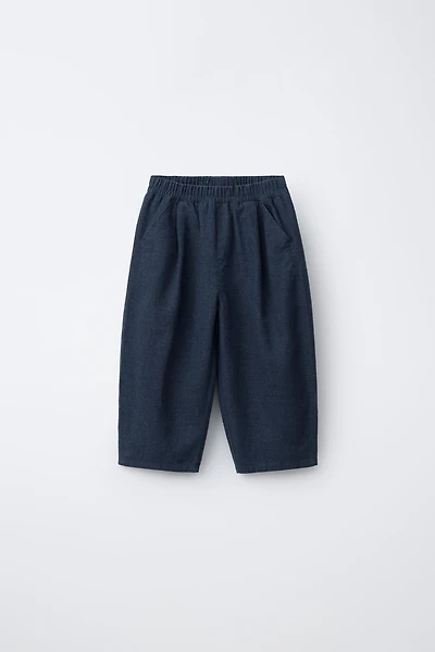 PANTALON BALLON AVEC LIN