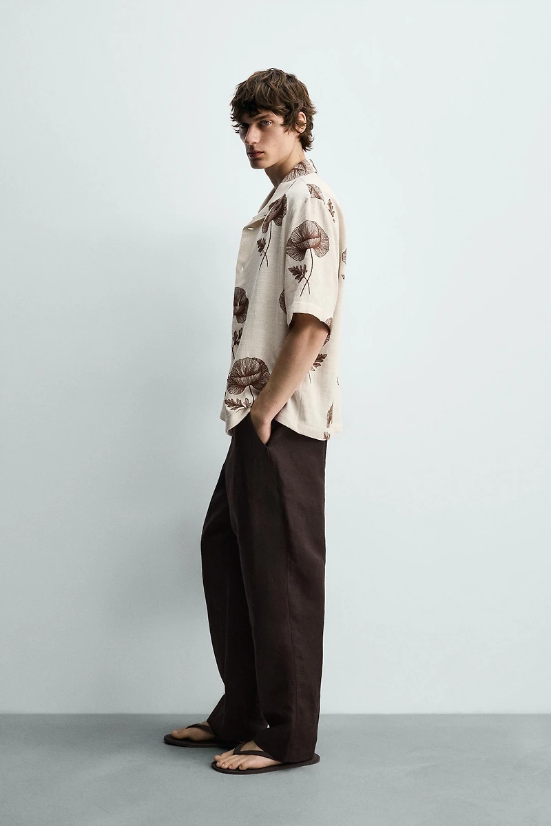 FLORAL EMBROIDERED SHIRT