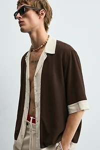 CHEMISE VISCOSE - LIN COLOR BLOCK