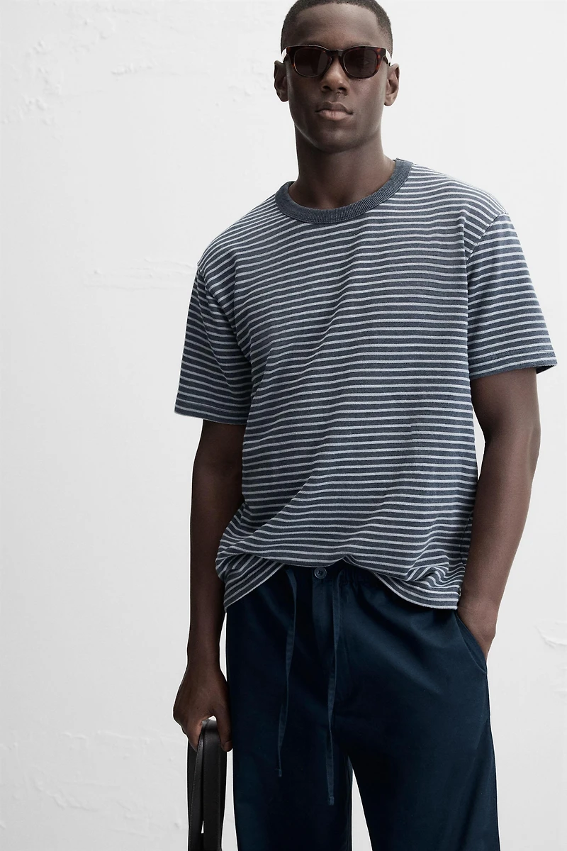 SWEAT JACQUARD RAYÉ