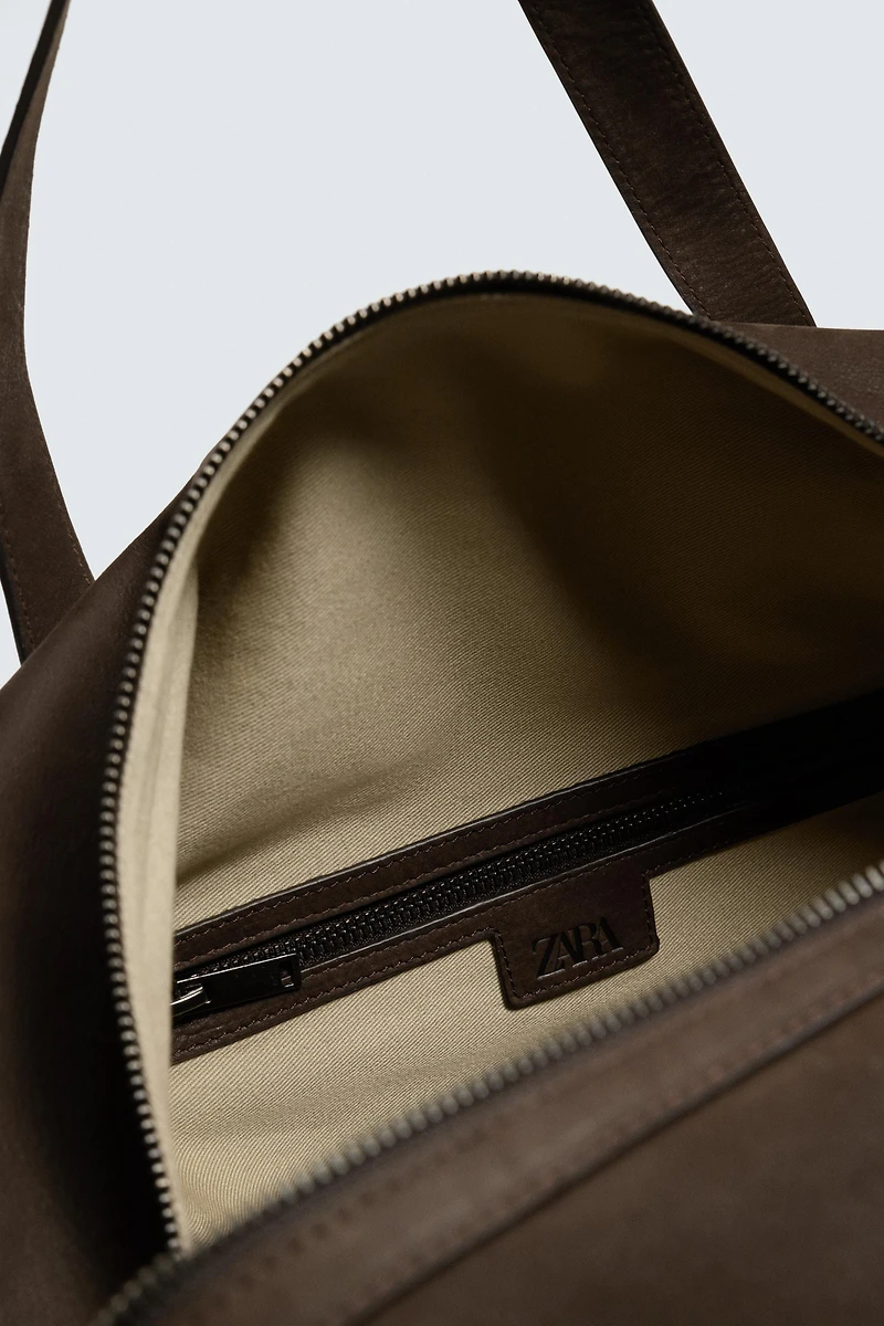 LEATHER HANDBAG