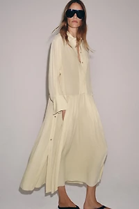 ZW COLLECTION FLOWY SHIRT DRESS