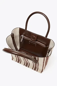 SAC EN CANVAS IMPRIMÉ RAYURES