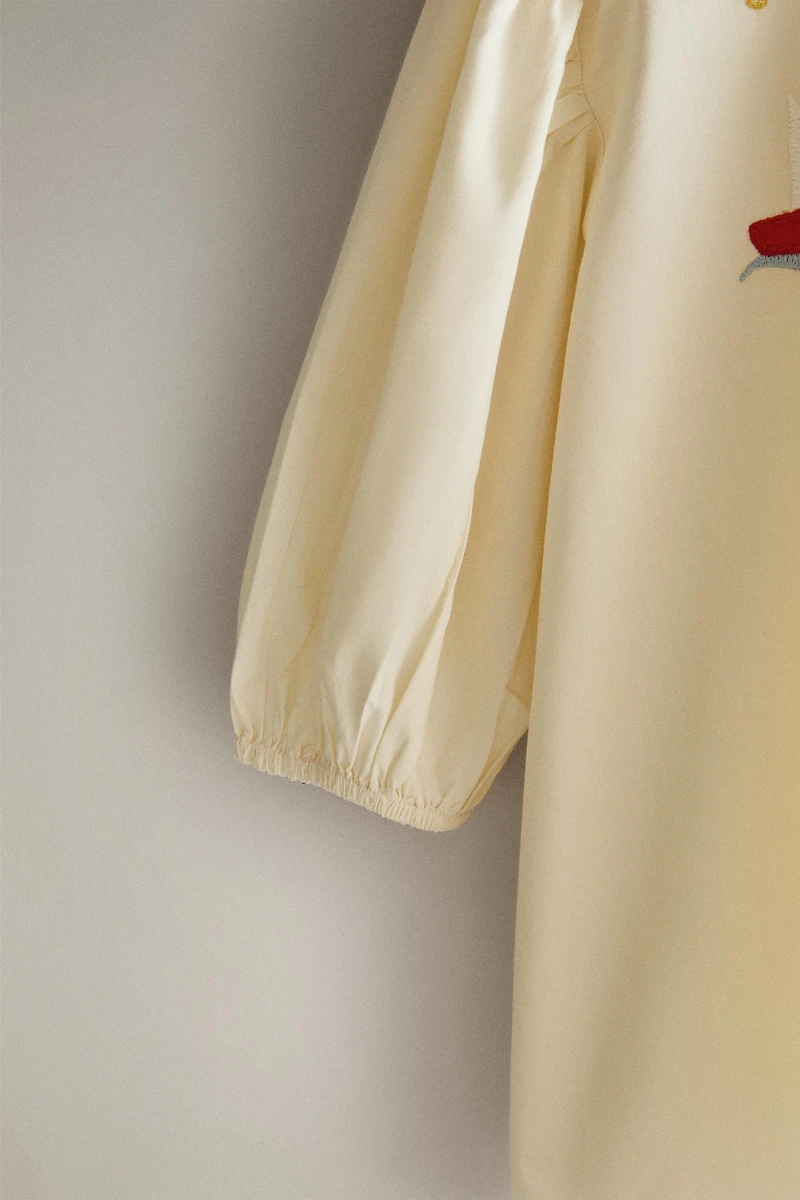 Kids' Embroidered Beach Dress