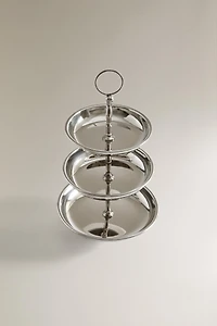 STEEL TIERED SERVING STAND