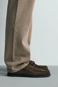 CASUAL LEATHER BOAT SHOES