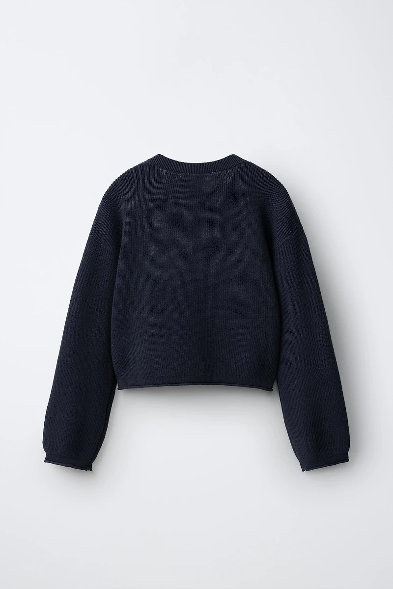 V-NECK KNIT JUMPER