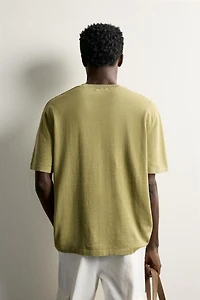 T-SHIRT EN MAILLE REGULAR FIT