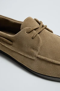 CHAUSSURES BATEAU EN CUIR