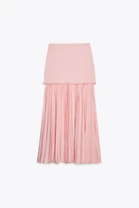 COMBINED KNIT SKIRT