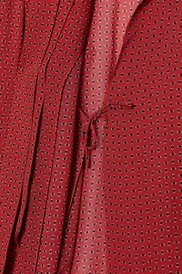 PRINTED BLOUSE WITH TIES ZW COLLECTION