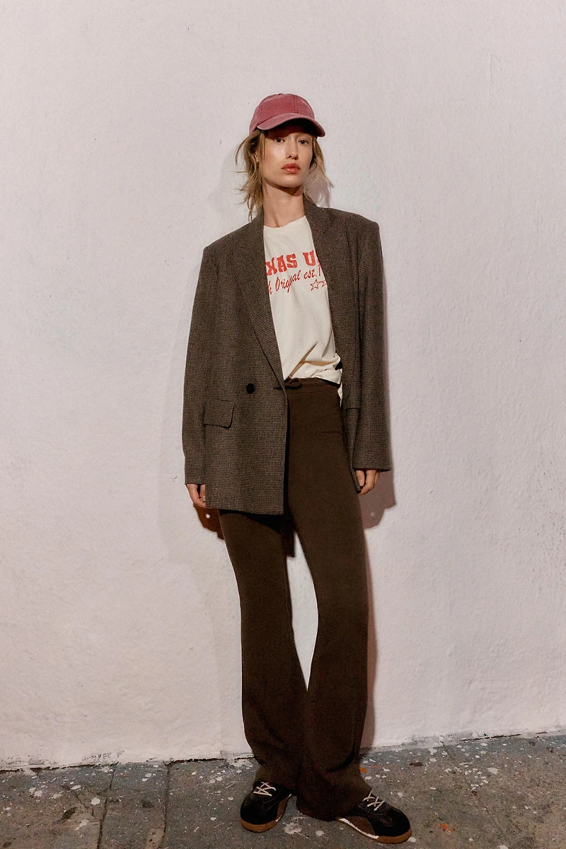 PANTALON INTERLOCK FLARE