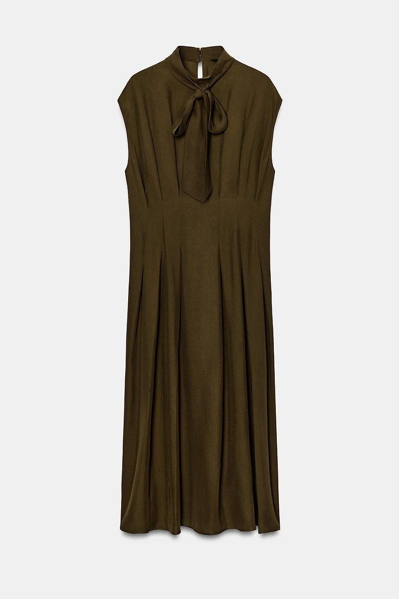 ZW COLLECTION TIED MIDI DRESS