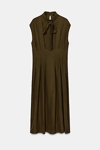 ZW COLLECTION TIED MIDI DRESS