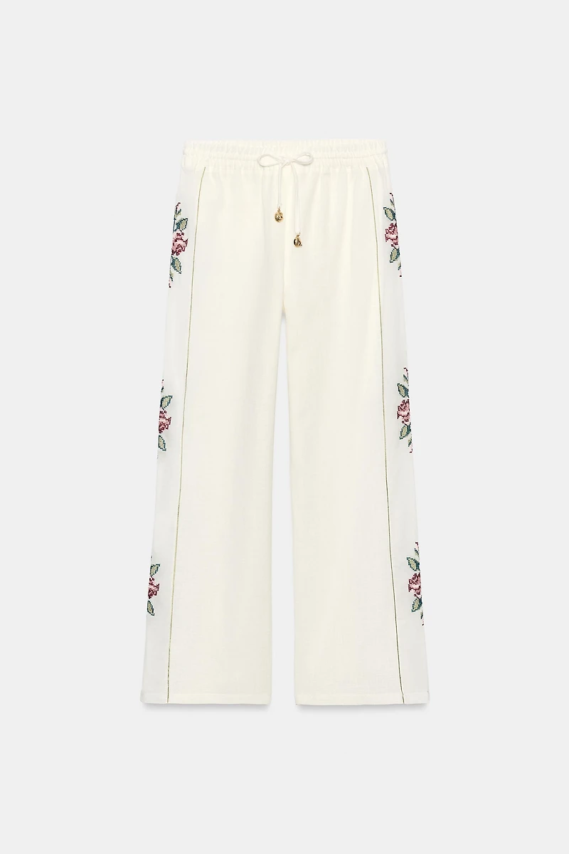 SIDE STRIPE STRAIGHT LEG PANTS