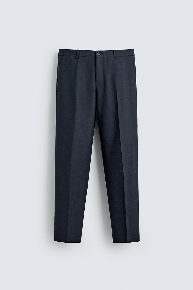 PANTALON DE COSTUME À CARREAUX
