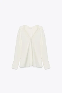ZW COLLECTION POLO COLLAR SHIRT