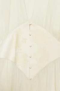 ZW COLLECTION GEORGETTE LACE BLOUSE