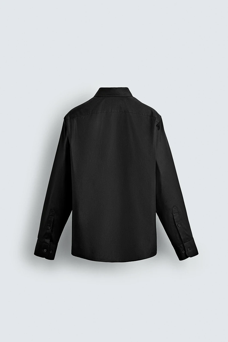 REGULAR FIT TEXTURED SHIRT