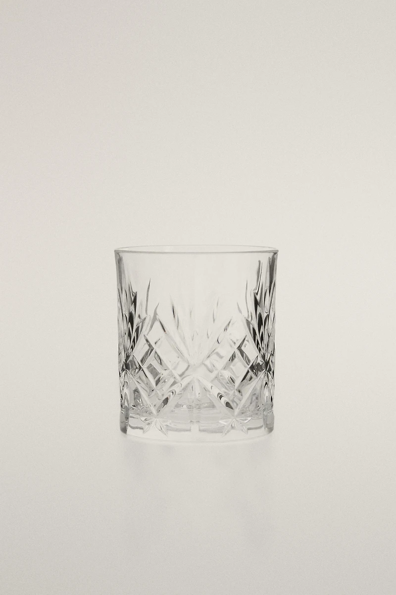 VERRE RELIEF CRISTALLIN