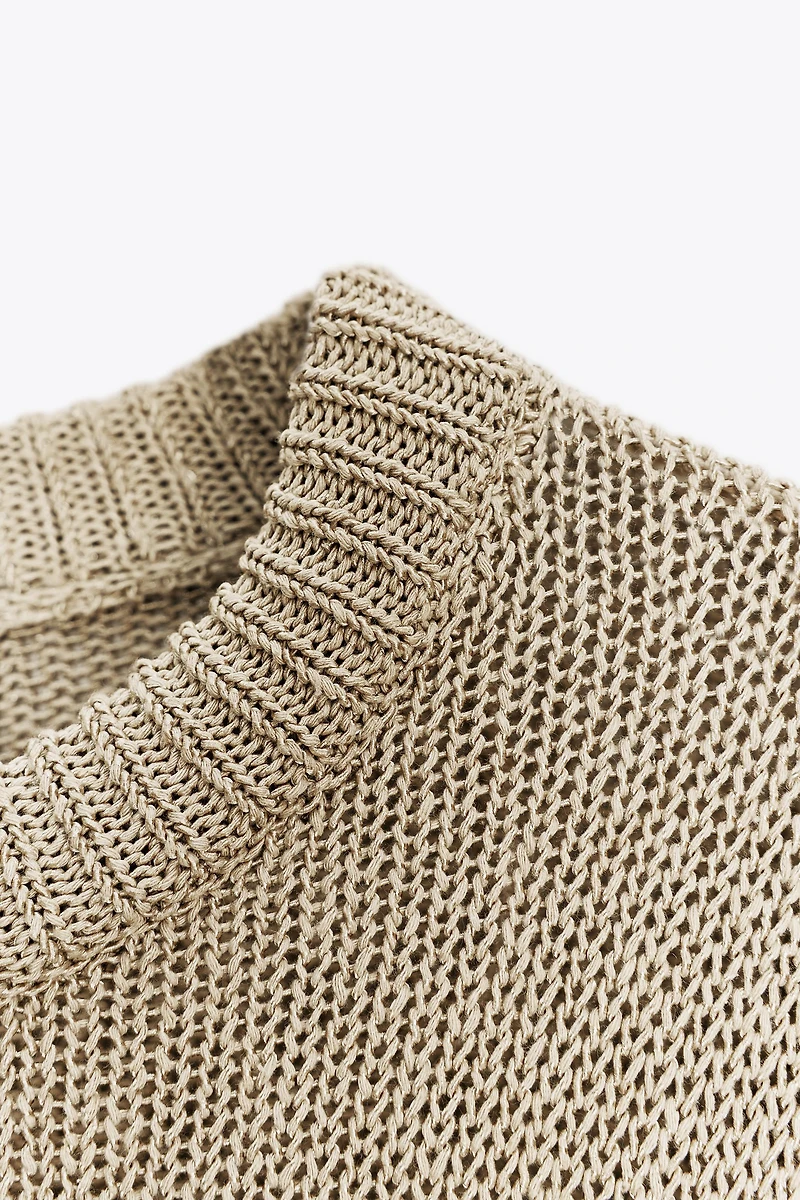 PULL DROIT EN MAILLE