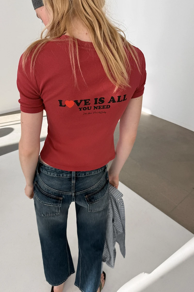 FRONT TEXT T-SHIRT